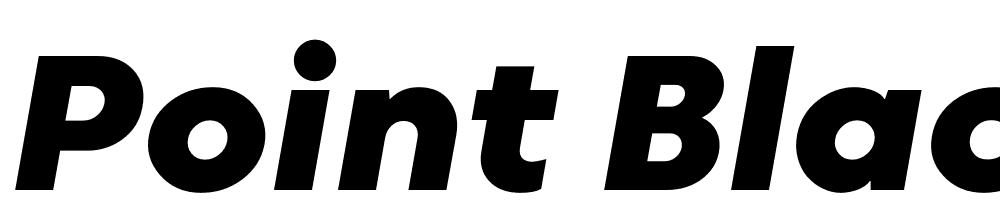 Point-Black-Italic font family download free