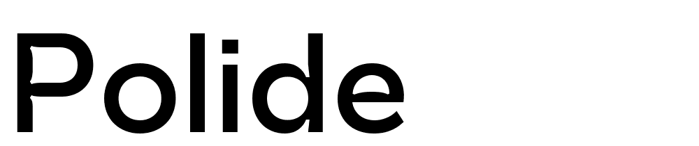 Polide font family download free