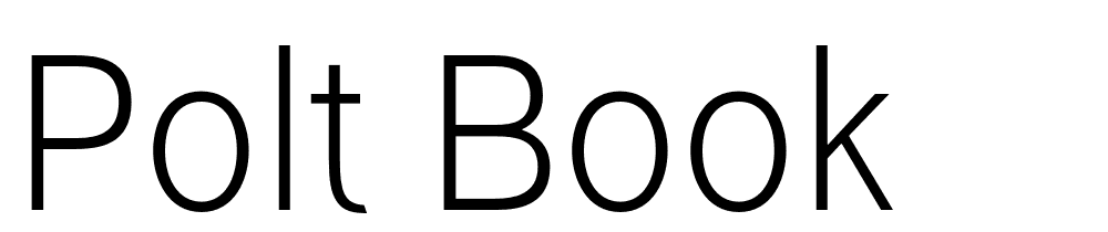 Polt-Book font family download free