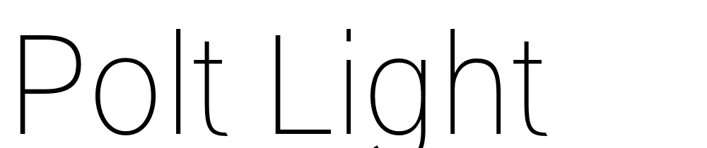 Polt-Light font family download free