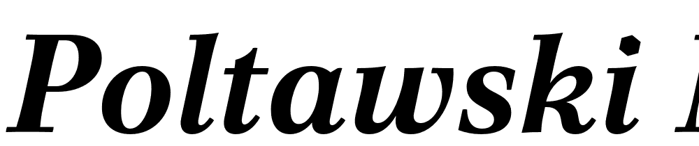 Poltawski-Nowy-Bold-Italic font family download free