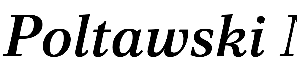 Poltawski Nowy Semi font family download free