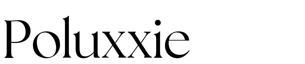 Poluxxie font family download free