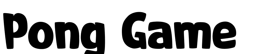 pong_game font family download free