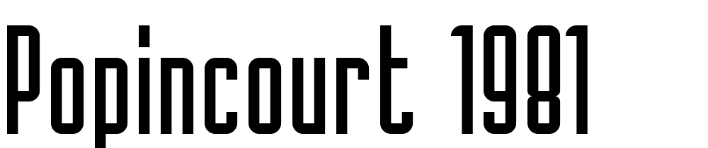 popincourt_1981 font family download free