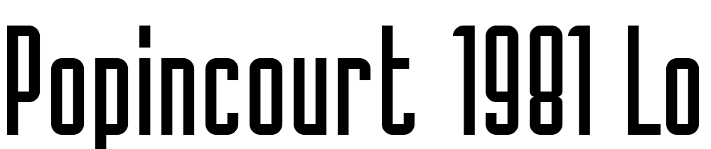 Popincourt-1981-Lo-Regular font family download free