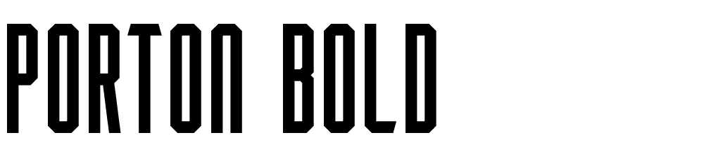 Porton-Bold font family download free