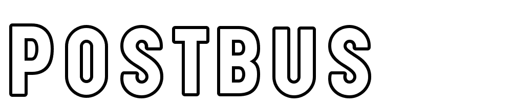 postbus font family download free