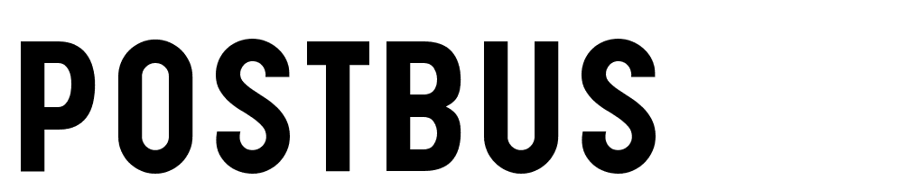 PostBus font family download free