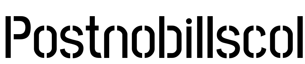 PostNoBillsColombo-SemiBold font family download free