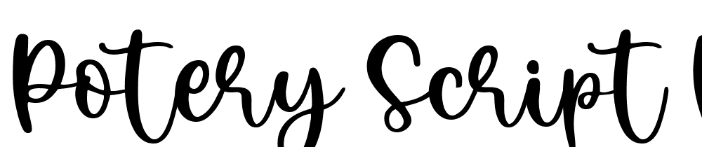 Potery-Script-Regular font family download free