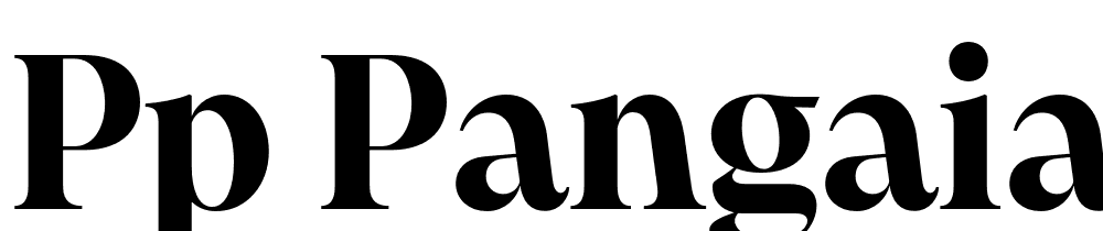 PP-Pangaia-Bold font family download free