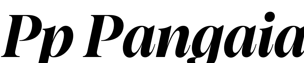 PP-Pangaia-Bold-Italic font family download free