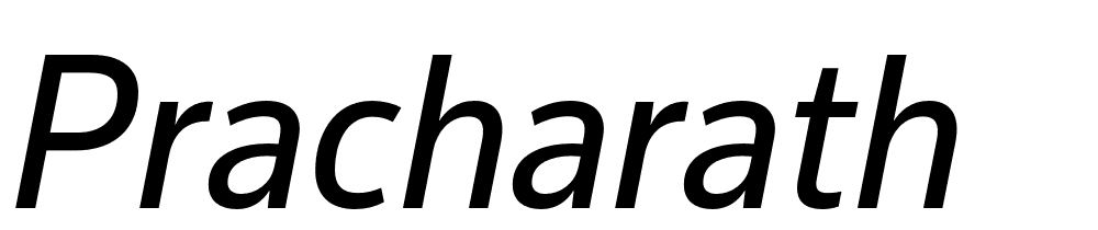 Pracharath font family download free