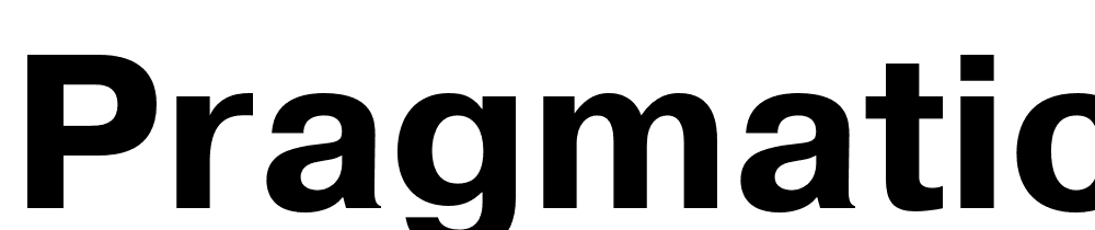 Pragmatica-Bold font family download free