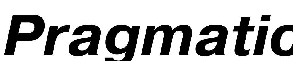 Pragmatica-Bold-Obl font family download free