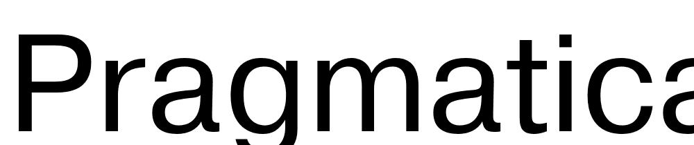 Pragmatica-Book font family download free