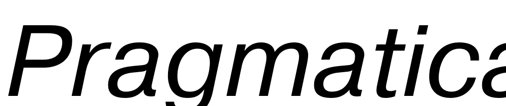 Pragmatica-Book-Obl font family download free