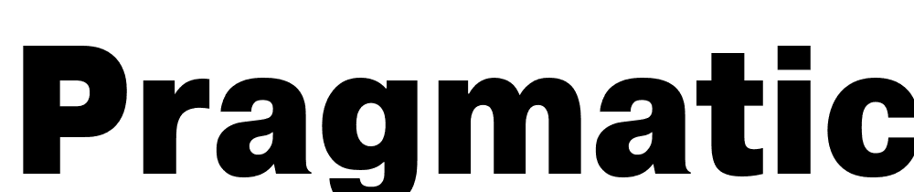 Pragmatica-Cond-Black font family download free