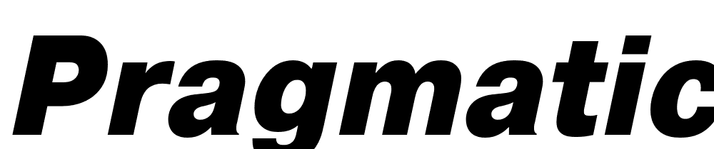 Pragmatica-Cond-Black-Obl font family download free