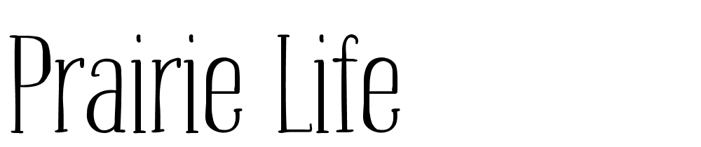 Prairie-Life font family download free