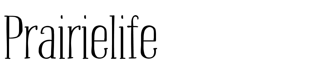 PrairieLife font family download free