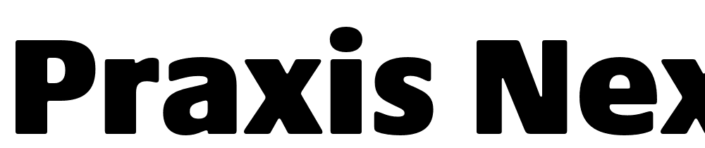 Praxis-Next-ExtraBlack font family download free