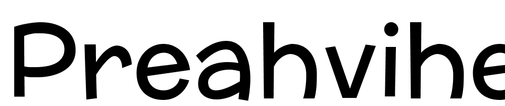 Preahvihear-Regular font family download free