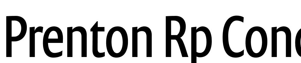 Prenton-RP-Cond font family download free