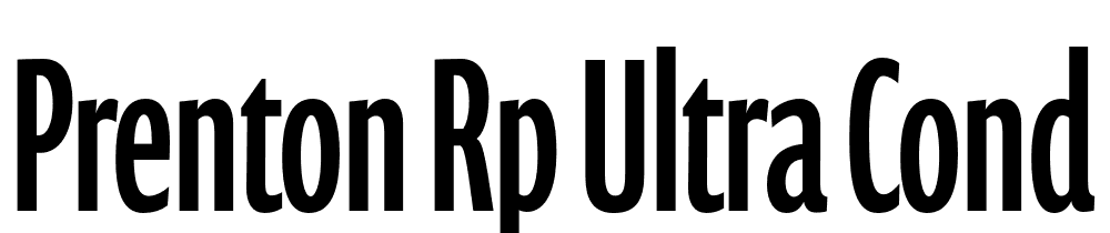 Prenton-RP-Ultra-Cond font family download free