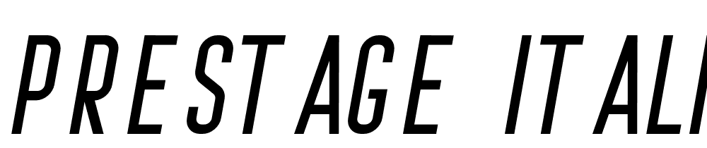 Prestage-Italic-Italic font family download free