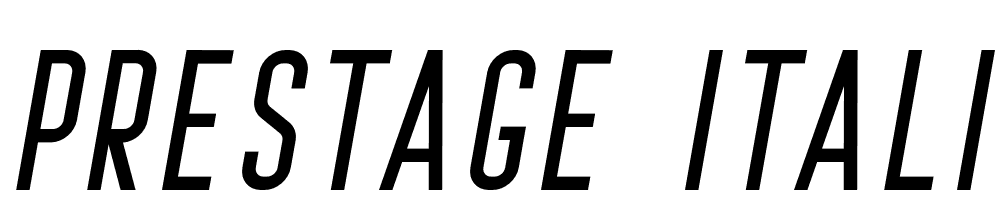 Prestage-Italic-Italic font family download free