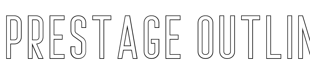 Prestage-Outline font family download free