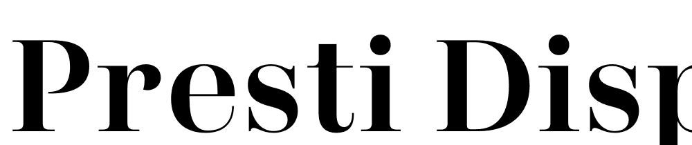 Presti-Display-Semibold font family download free