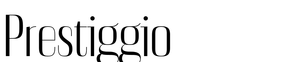 Prestiggio font family download free