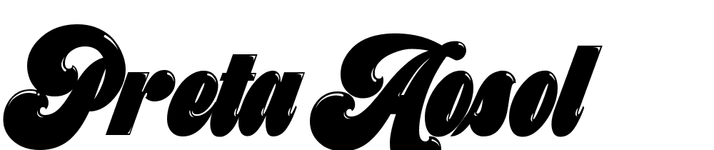 Preta-AoSol font family download free