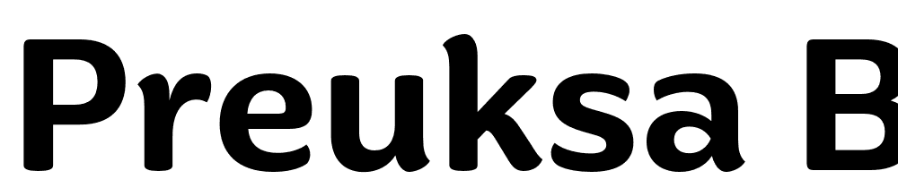 Preuksa-Bold font family download free