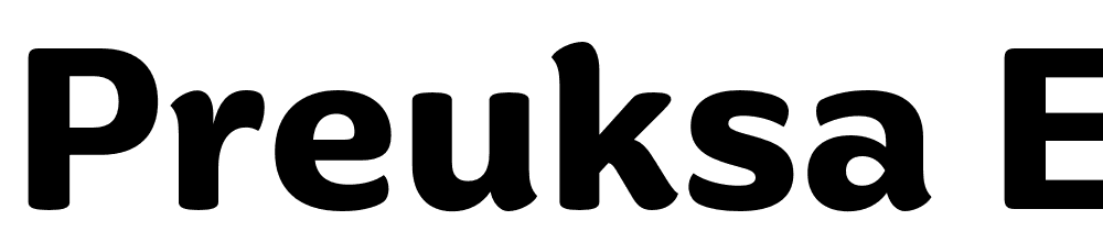 Preuksa-ExtraBold font family download free