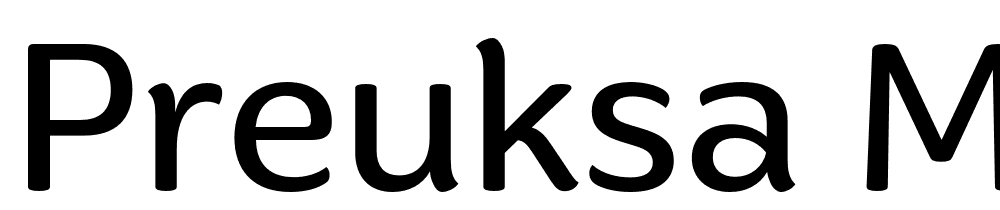 Preuksa-Medium font family download free