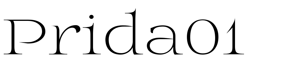 prida01 font family download free