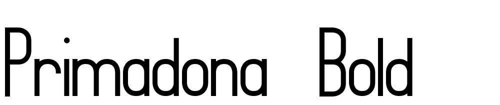 Primadona-Bold font family download free