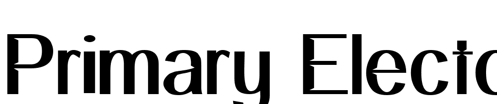 Primary-Elector font family download free