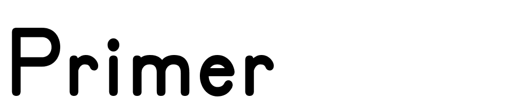 primer font family download free