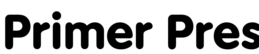 Primer-Preschoolers font family download free