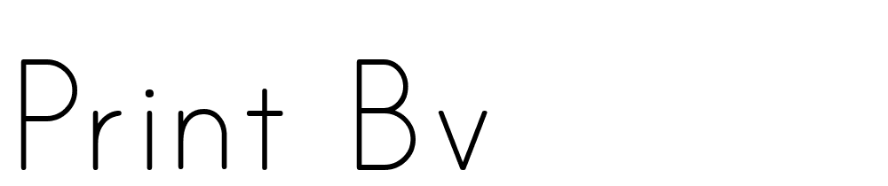 print_bv font family download free