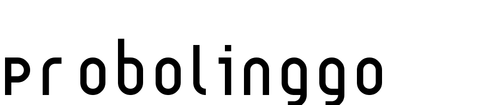 probolinggo font family download free