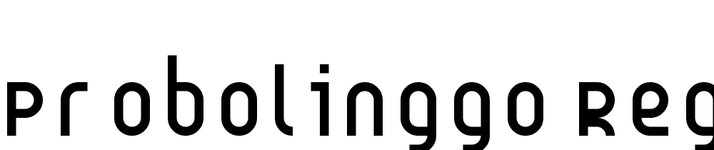 Probolinggo-Regular font family download free