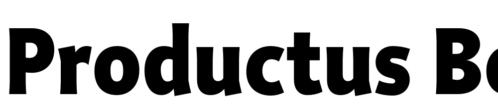 Productus-Bold font family download free