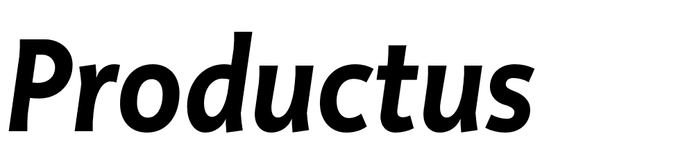 Productus font family download free