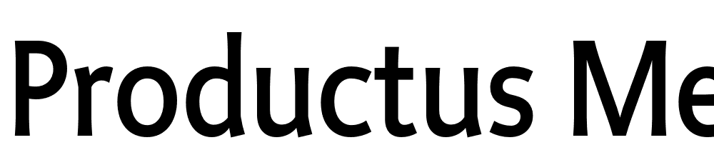 Productus-Medium font family download free